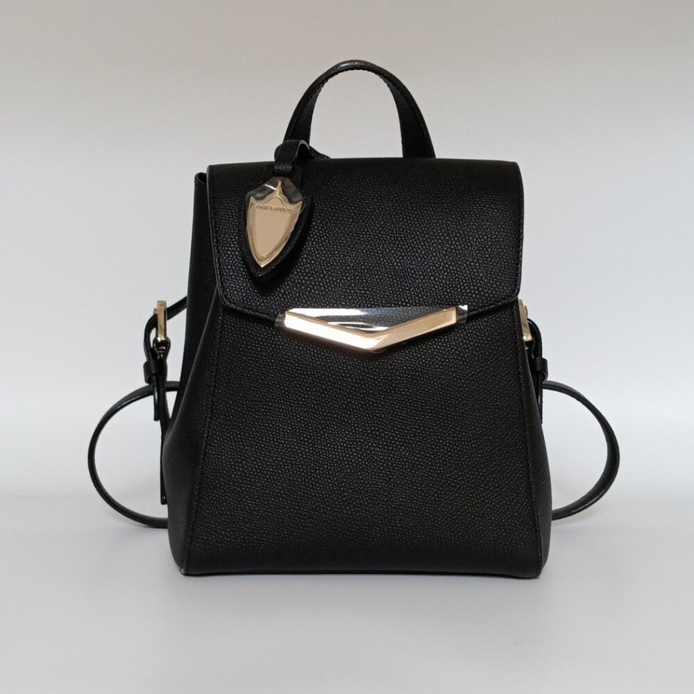 Harper Mini Backpack Bowery Black Leather Handbag Time's Arrow NWT MSRP $238